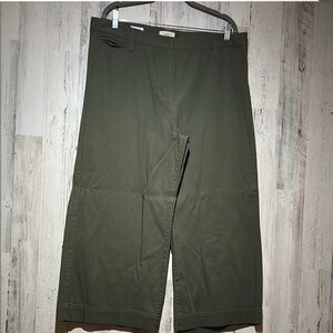LOFT Olive Green Ankle Pants